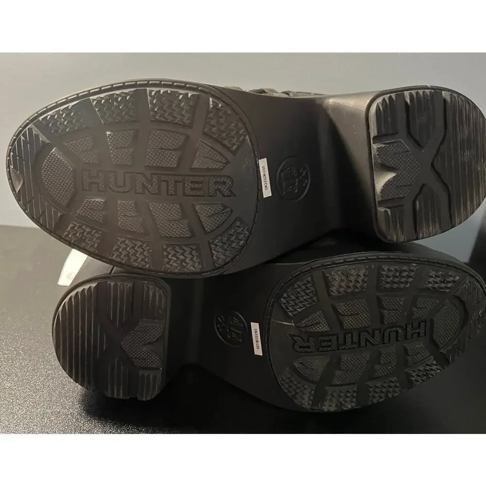 NWT Hunter Womens Discoverer Mid Lace-UP Leather Heel Boot - Picture 6 of 14